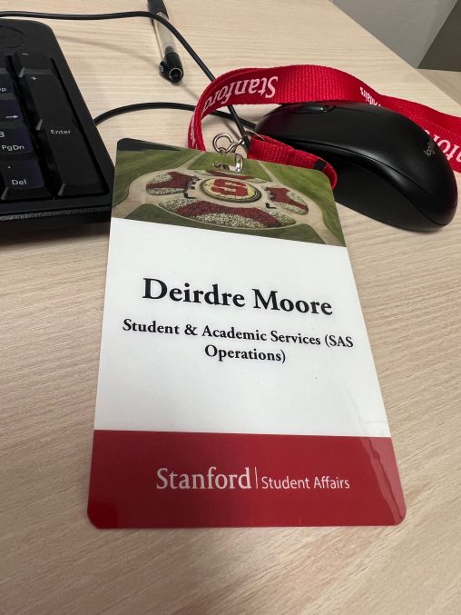Employee name badge