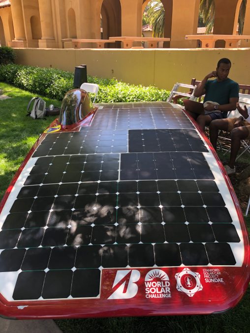 Sundae, a car with solar panels